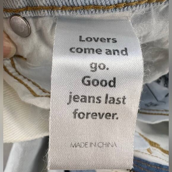 Pacsun Eco Hopper Patch Blue Mom High Rise Jeans Women’s Size 24 - Picture 5 of 15